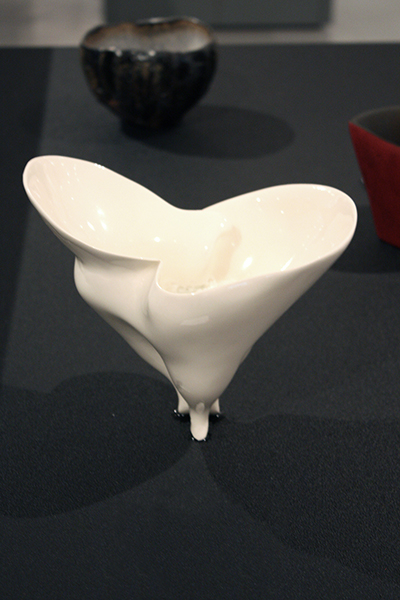 三つ足白碗作品画像2012